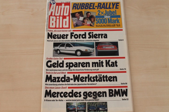 Deckblatt Auto Bild (14/1991)